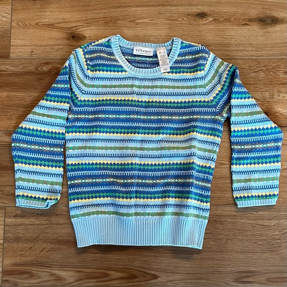 Villager Multicolor Striped Sweater